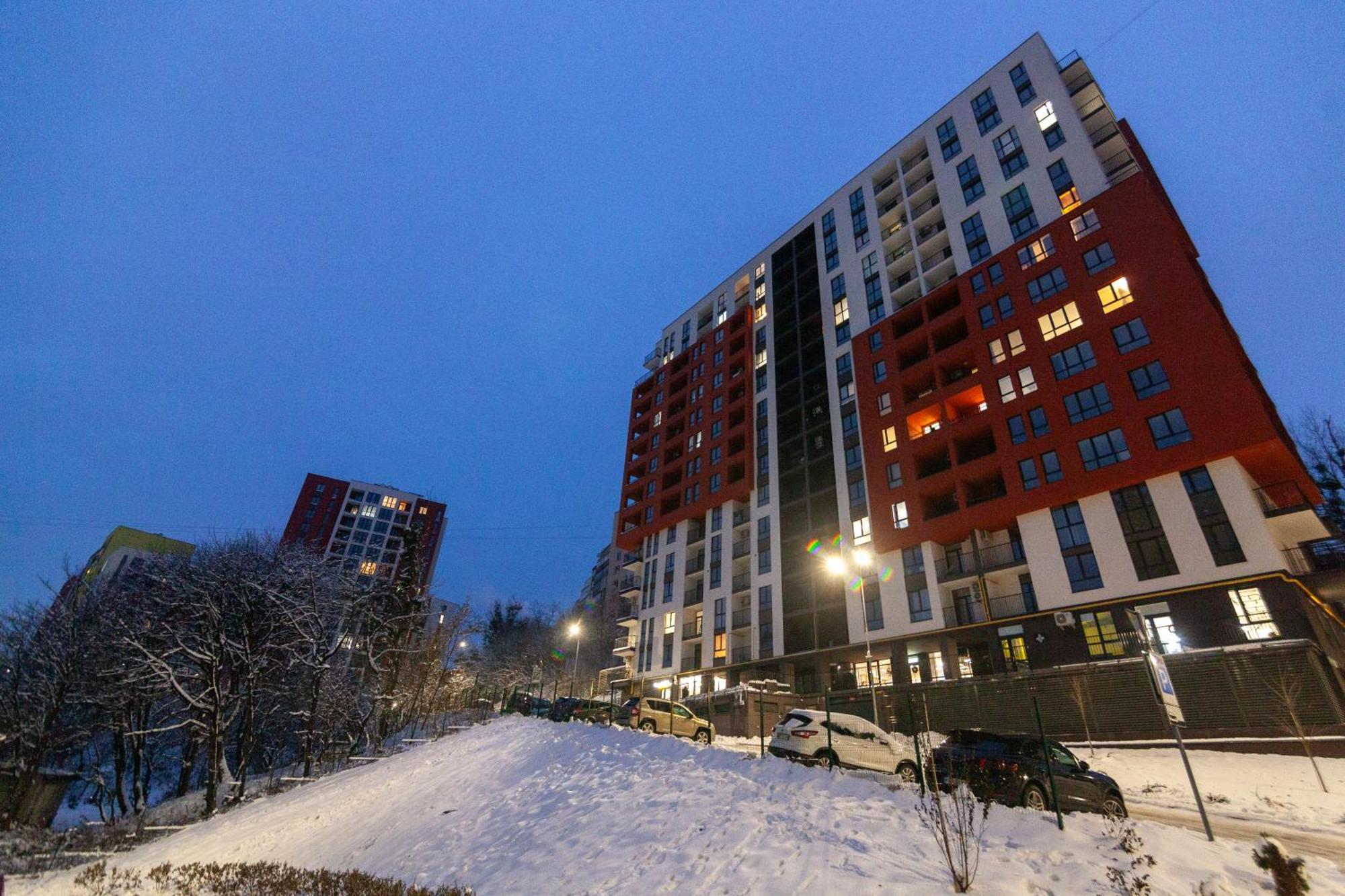 Apartment Shevchenko St.,New Building Lviv Buitenkant foto